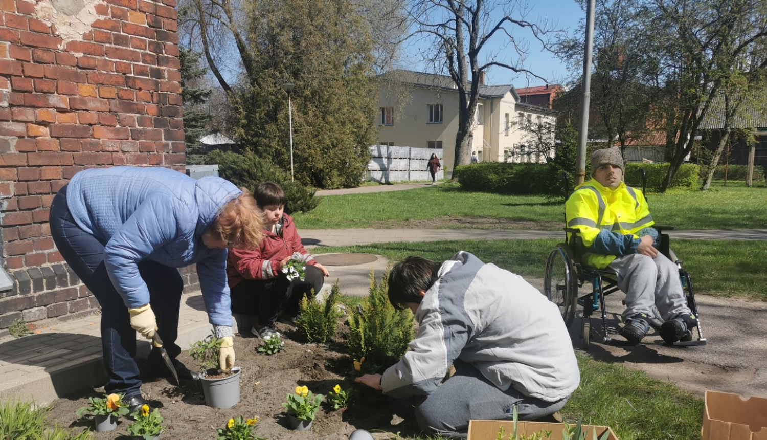 Filiāles “Liepāja” pagalmā notika liela rosība