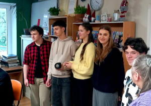 Pie mums ciemojās Liepājas Valsts ģimnāzijas jaunieši