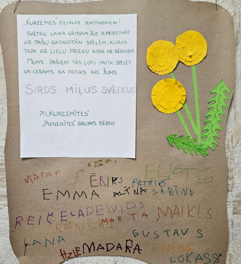 Mūs apciemoja mazi un mīļi rūķīši