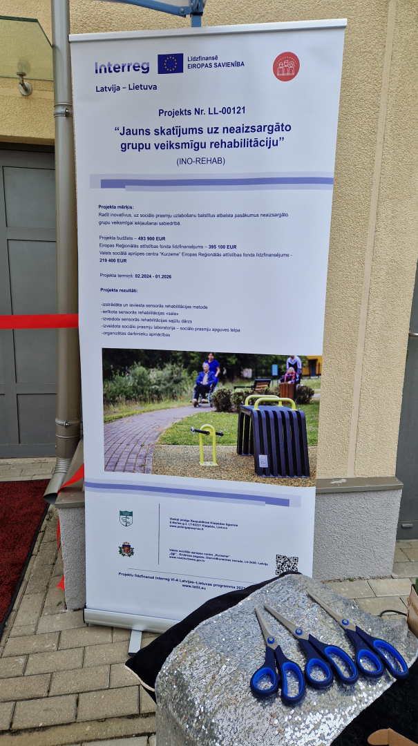 Valsts sociālās aprūpes centra “Kurzeme” klienti sadzīves prasmes apgūs jaunās telpās