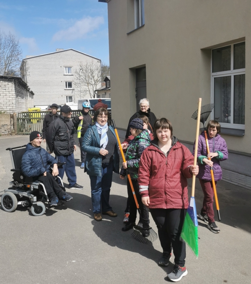 Filiāles “Liepāja” pagalmā notika liela rosība