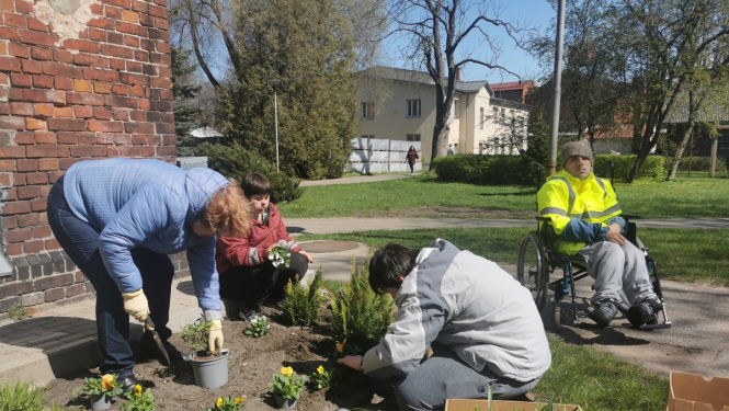 Filiāles “Liepāja” pagalmā notika liela rosība