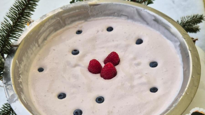 Ziema aiz loga, saldējums uz goda