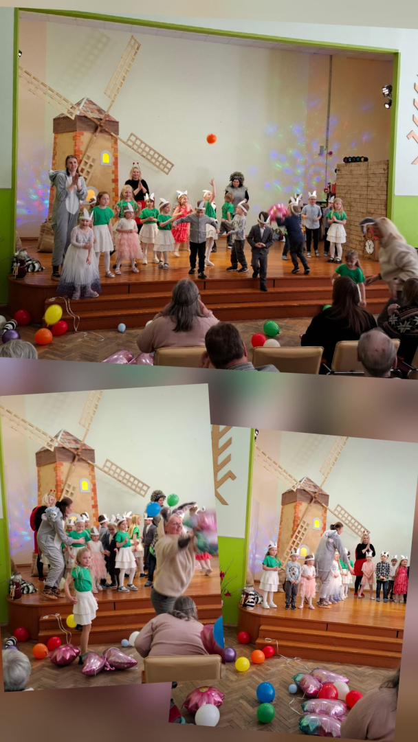 Filiālē “Iļģi” 8. aprīļa rītā, ar krāšņu koncertu viesojās  Durbes PII “Ābolītis” bērni