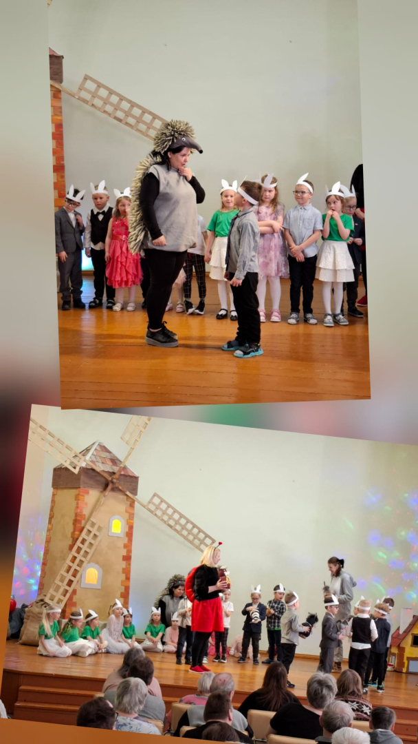 Filiālē “Iļģi” 8. aprīļa rītā, ar krāšņu koncertu viesojās  Durbes PII “Ābolītis” bērni