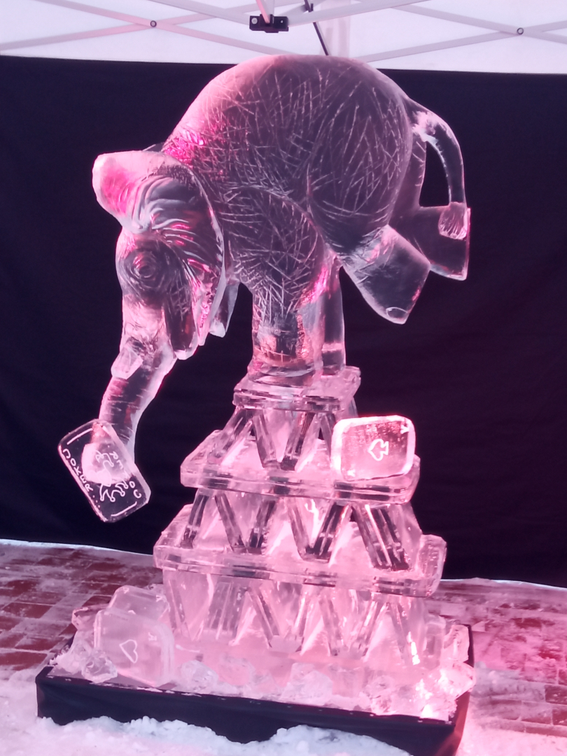 Ilūziju un ledus burvība Jelgavā