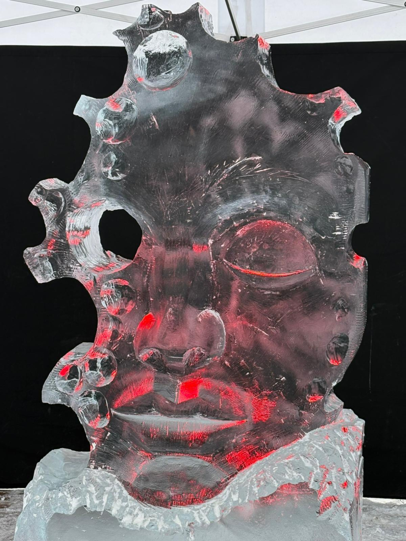 Ledus mākslas burvība Jelgavā – aukstums mūs nebaida!