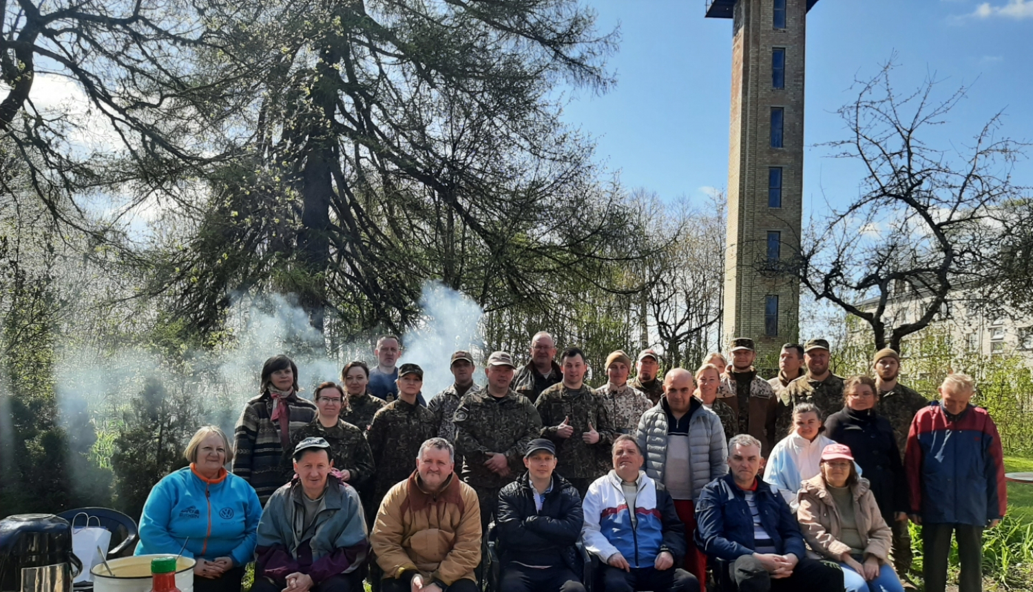 NBS MVP Jūras spēku mācību centra komanda talko Iļģos