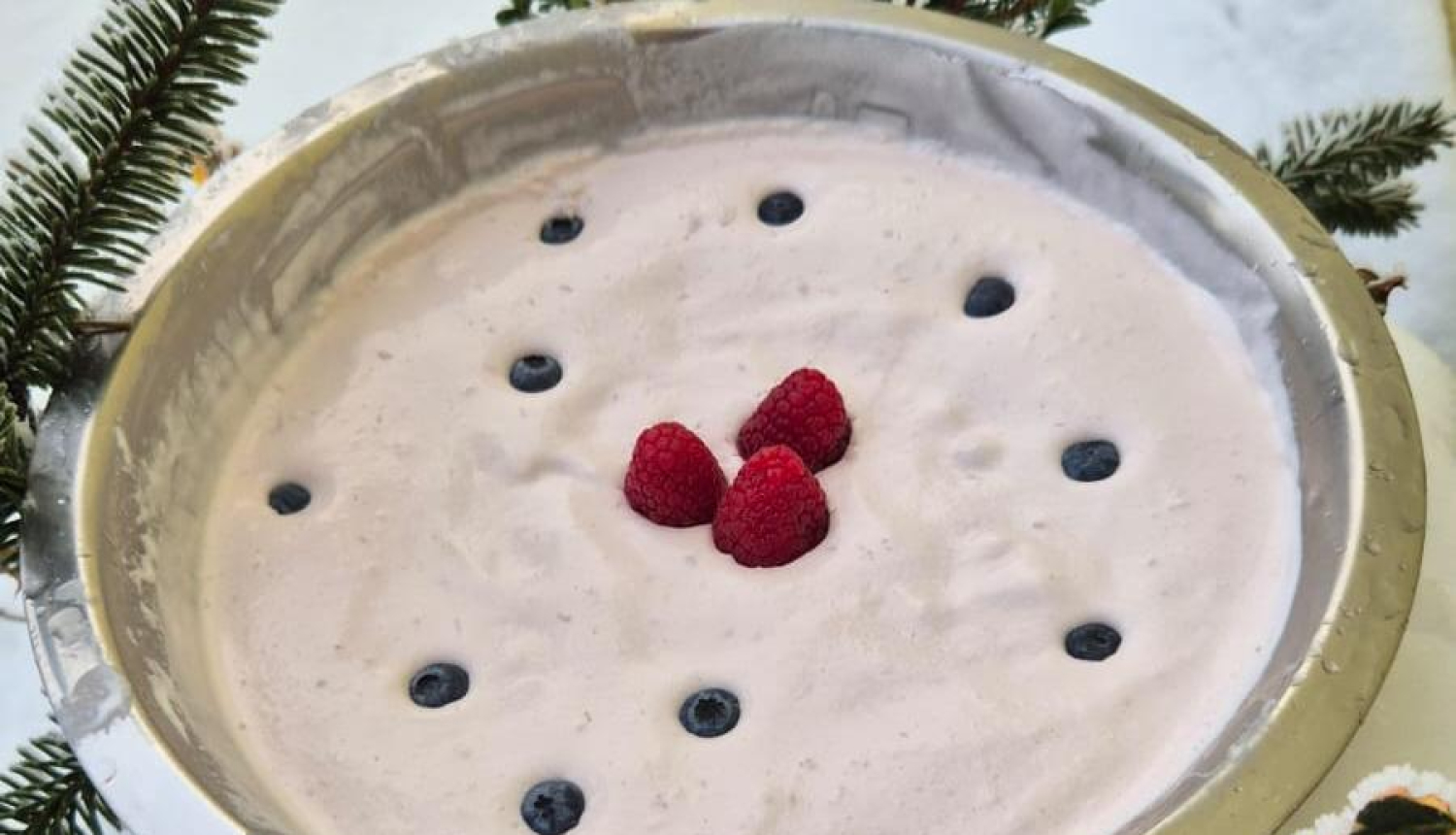 Ziema aiz loga, saldējums uz goda