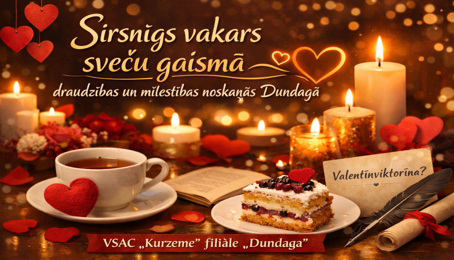 Dundaga” iemītnieki kopīgi sanāca pie pašu lasītās tējas tases